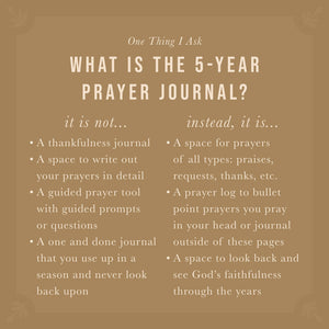 Hosanna Revival - 5 Year Prayer Journal - Edinburgh Theme