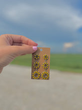 Load image into Gallery viewer, Yellow Stone Earrings
