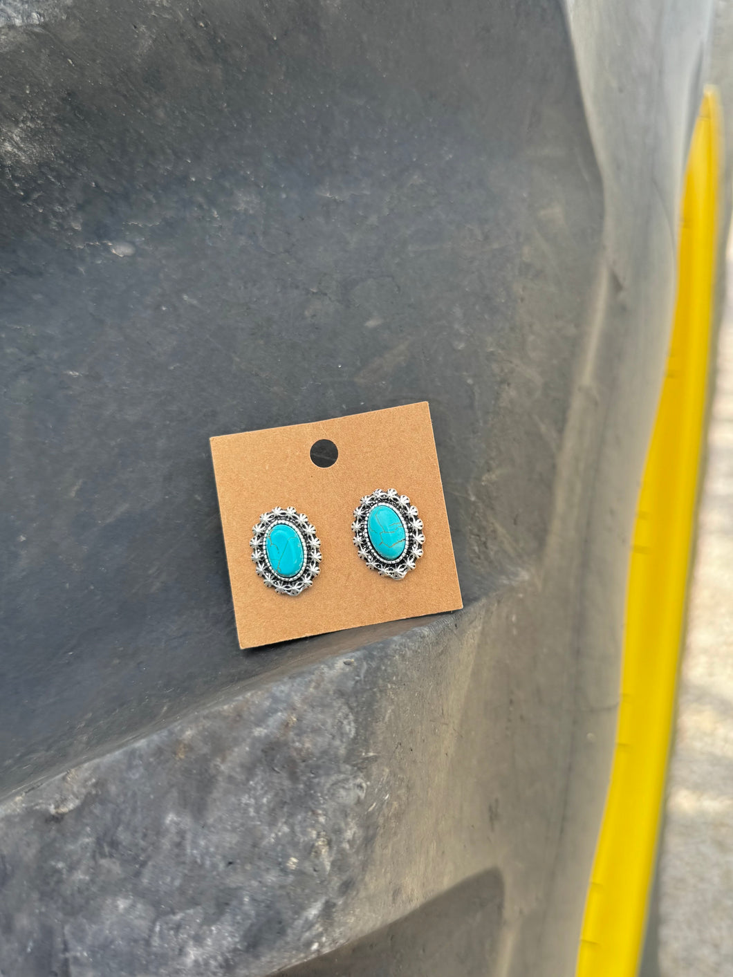Mini Turquoise Stud Earrings