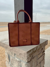 Load image into Gallery viewer, Genuine Leather Crossbody Tote
