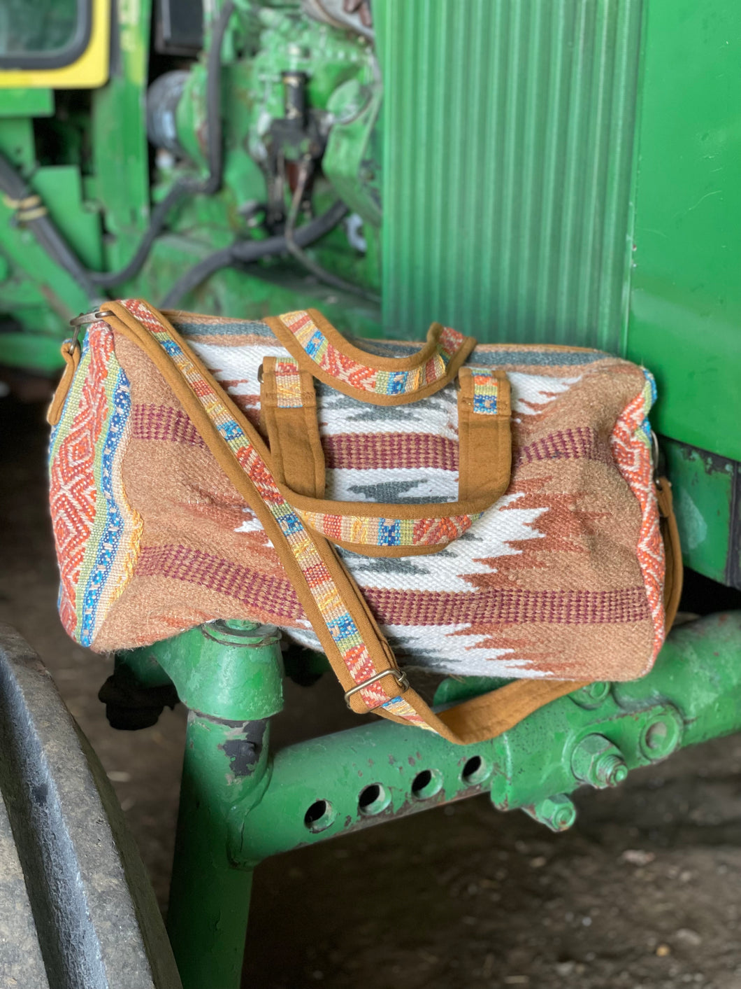 Western Crossbody Duffel Bag