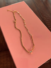 Load image into Gallery viewer, Half &amp; Half Baguette Necklace
