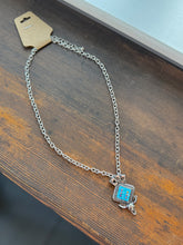 Load image into Gallery viewer, Turquoise Dice Necklace
