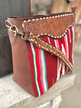 Load image into Gallery viewer, Genuine Western Leather Crossbody Purse

