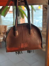 Load image into Gallery viewer, Genuine Leather Western Tote Bag
