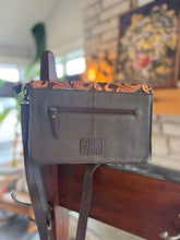 Load image into Gallery viewer, Genuine Leather Hand Tooled Crossbody Bag
