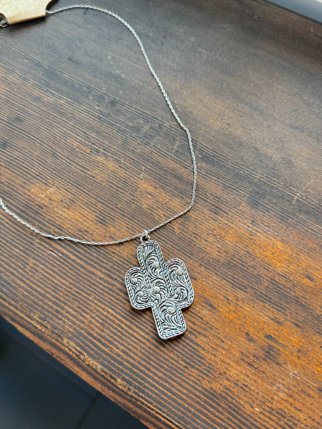 Cactus Chain Necklace