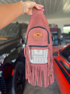 Western Fringe Sling Bag