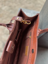 Load image into Gallery viewer, Genuine Leather Crossbody Tote
