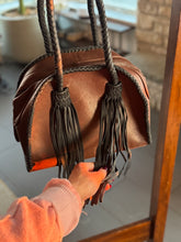 Load image into Gallery viewer, Genuine Leather Western Tote Bag
