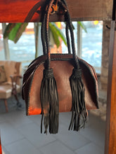 Load image into Gallery viewer, Genuine Leather Western Tote Bag
