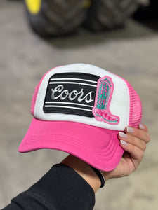 Coors Cowgirl Boot Trucker Hat