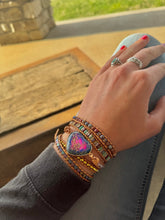 Load image into Gallery viewer, Jasper Love Heart Wrap Bracelet
