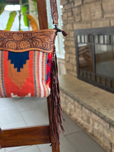 Load image into Gallery viewer, Genuine Leather Crossbody Fringe Bag
