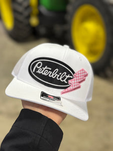 Pink Lightning Peterbilt Hat