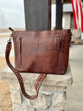 Load image into Gallery viewer, Genuine Western Leather Crossbody Purse
