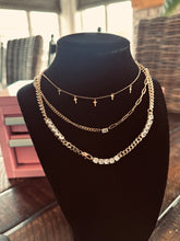 Load image into Gallery viewer, Half &amp; Half Baguette Necklace
