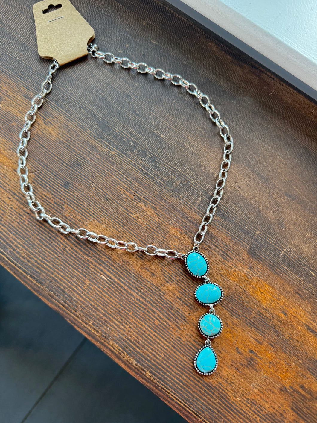 Turquoise Stone Necklace