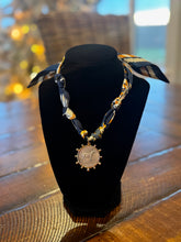 Load image into Gallery viewer, Horse Coin Pendant Scarf Necklace
