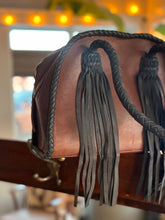 Load image into Gallery viewer, Genuine Leather Western Tote Bag
