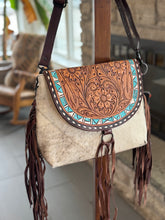 Load image into Gallery viewer, Fringe Messenger Crossbody Bag

