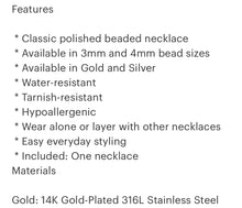 Load image into Gallery viewer, Gold Beaded Layering Necklaces
